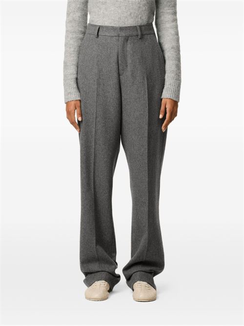 Pantalone largo in lana AMI PARIS | FTR423WV0058050